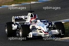 13.02.2008 Jerez, Spain,  Robert Kubica (POL), BMW Sauber F1 Team, F1.08 - Formula 1 Testing, Jerez