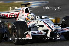 13.02.2008 Jerez, Spain,  Adrian Sutil (GER), Force India F1 Team - Formula 1 Testing, Jerez