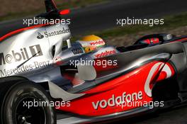 13.02.2008 Jerez, Spain,  Lewis Hamilton (GBR), McLaren Mercedes, MP4-23 - Formula 1 Testing, Jerez