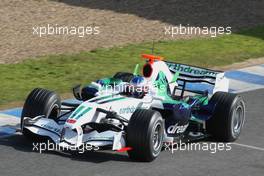 13.02.2008 Jerez, Spain,  Jenson Button (GBR), Honda Racing F1 Team, RA108 - Formula 1 Testing, Jerez