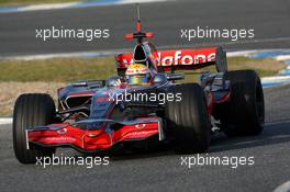 13.02.2008 Jerez, Spain,  Lewis Hamilton (GBR), McLaren Mercedes - Formula 1 Testing, Jerez