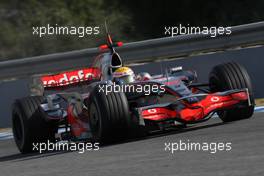 13.02.2008 Jerez, Spain,  Lewis Hamilton (GBR), McLaren Mercedes, MP4-23 - Formula 1 Testing, Jerez