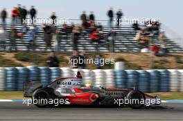 13.02.2008 Jerez, Spain,  Lewis Hamilton (GBR), McLaren Mercedes, MP4-23 - Formula 1 Testing, Jerez