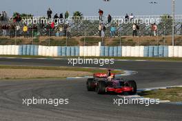 13.02.2008 Jerez, Spain,  Lewis Hamilton (GBR), McLaren Mercedes, MP4-23 - Formula 1 Testing, Jerez