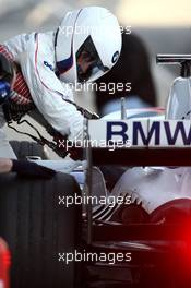 13.02.2008 Jerez, Spain,  BMW Sauber F1 Team, pit crew - Formula 1 Testing, Jerez