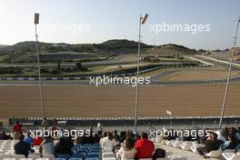 13.02.2008 Jerez, Spain,  Fans in the grandstand - Formula 1 Testing, Jerez