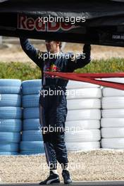 17.09.2008 Jerez, Spain,  Sebastian Vettel (GER), Red Bull Racing, Stopped on track - Formula 1 Testing