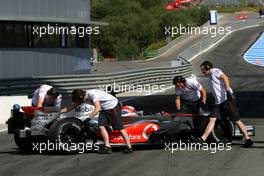 17.09.2008 Jerez, Spain,  Gary Paffett (GBR), Test Driver, McLaren Mercedes, MP4-23 - Formula 1 Testing