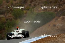 18.09.2008 Jerez, Spain,  Alexander Wurz (AUT), Test Driver, Honda Racing F1 Team, RA108 - Formula 1 Testing