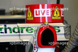 16.09.2008 Jerez, Spain,  Honda Racing F1 Team, Running KERS on their car in Jerez - Formula 1 Testing