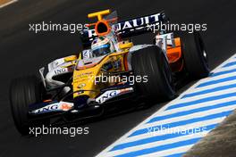 17.09.2008 Jerez, Spain,  Lucas Di Grassi (BRA) Test Driver, Renault F1 Team, R28 - Formula 1 Testing
