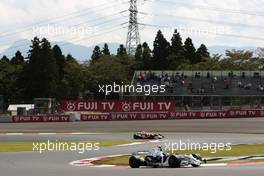 10.10.2008 Gotemba, Japan,  Nick Heidfeld (GER), BMW Sauber F1 Team, F1.08 - Formula 1 World Championship, Rd 16, Japanese Grand Prix, Friday Practice