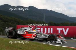 10.10.2008 Gotemba, Japan,  Lewis Hamilton (GBR), McLaren Mercedes - Formula 1 World Championship, Rd 16, Japanese Grand Prix, Friday Practice