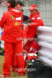 12.10.2008 Gotemba, Japan,  Felipe Massa (BRA), Scuderia Ferrari  - Formula 1 World Championship, Rd 16, Japanese Grand Prix, Sunday Pre-Race Grid