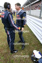 12.10.2008 Gotemba, Japan,  David Coulthard (GBR), Red Bull Racing  - Formula 1 World Championship, Rd 16, Japanese Grand Prix, Sunday Pre-Race Grid