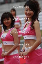 12.10.2008 Gotemba, Japan,  Grid girl - Formula 1 World Championship, Rd 16, Japanese Grand Prix, Sunday Grid Girl