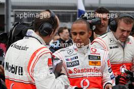 12.10.2008 Gotemba, Japan,  Lewis Hamilton (GBR), McLaren Mercedes - Formula 1 World Championship, Rd 16, Japanese Grand Prix, Sunday Pre-Race Grid