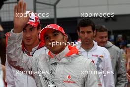 12.10.2008 Gotemba, Japan,  Lewis Hamilton (GBR), McLaren Mercedes - Formula 1 World Championship, Rd 16, Japanese Grand Prix, Sunday Pre-Race Grid