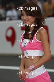 12.10.2008 Gotemba, Japan,  Grid girl - Formula 1 World Championship, Rd 16, Japanese Grand Prix, Sunday Grid Girl