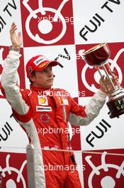 12.10.2008 Gotemba, Japan,  Kimi Raikkonen (FIN), Räikkönen, Scuderia Ferrari - Formula 1 World Championship, Rd 16, Japanese Grand Prix, Sunday Podium