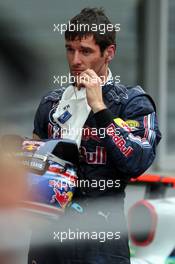 12.10.2008 Gotemba, Japan,  Mark Webber (AUS), Red Bull Racing - Formula 1 World Championship, Rd 16, Japanese Grand Prix, Sunday Podium
