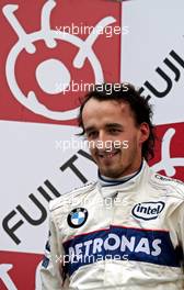 12.10.2008 Gotemba, Japan,  Robert Kubica (POL),  BMW Sauber F1 Team - Formula 1 World Championship, Rd 16, Japanese Grand Prix, Sunday Podium