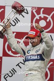 12.10.2008 Gotemba, Japan,  2nd, Robert Kubica (POL),  BMW Sauber F1 Team - Formula 1 World Championship, Rd 16, Japanese Grand Prix, Sunday Podium