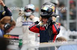 12.10.2008 Gotemba, Japan,  Sebastian Vettel (GER), Scuderia Toro Rosso - Formula 1 World Championship, Rd 16, Japanese Grand Prix, Sunday Podium