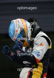 12.10.2008 Gotemba, Japan,  1st, Fernando Alonso (ESP), Renault F1 Team - Formula 1 World Championship, Rd 16, Japanese Grand Prix, Sunday Podium