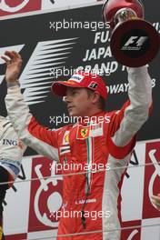 12.10.2008 Gotemba, Japan,  3rd, Kimi Raikkonen (FIN), Räikkönen, Scuderia Ferrari - Formula 1 World Championship, Rd 16, Japanese Grand Prix, Sunday Podium