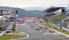 12.10.2008 Gotemba, Japan,  Pre Start / Formation lap - Formula 1 World Championship, Rd 16, Japanese Grand Prix, Sunday Race