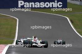 12.10.2008 Gotemba, Japan,  Rubens Barrichello (BRA), Honda Racing F1 Team, RA108 - Formula 1 World Championship, Rd 16, Japanese Grand Prix, Sunday Race