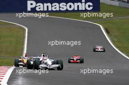 12.10.2008 Gotemba, Japan,  Robert Kubica (POL),  BMW Sauber F1 Team, Fernando Alonso (ESP), Renault F1 Team - Formula 1 World Championship, Rd 16, Japanese Grand Prix, Sunday Race