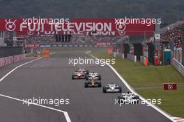 12.10.2008 Gotemba, Japan,  Jenson Button (GBR), Honda Racing F1 Team  - Formula 1 World Championship, Rd 16, Japanese Grand Prix, Sunday Race