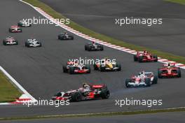 12.10.2008 Gotemba, Japan,  Heikki Kovalainen (FIN), McLaren Mercedes, MP4-23 - Formula 1 World Championship, Rd 16, Japanese Grand Prix, Sunday Race