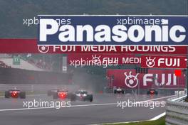 11.10.2008 Gotemba, Japan,  drivers practice strat - Formula 1 World Championship, Rd 16, Japanese Grand Prix, Saturday Practice