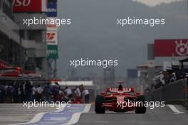 11.10.2008 Gotemba, Japan,  Kimi Raikkonen (FIN), Räikkönen, Scuderia Ferrari, F2008 - Formula 1 World Championship, Rd 16, Japanese Grand Prix, Saturday Practice
