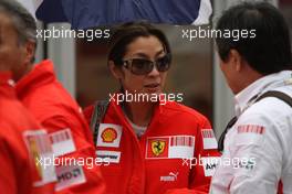 12.10.2008 Gotemba, Japan,  Michelle Yeoh (MLY, ex. James Bond girl, actor) Girlfriend of Jean Todt - Formula 1 World Championship, Rd 16, Japanese Grand Prix, Sunday