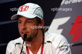 09.10.2008 Gotemba, Japan, Press conference, Jenson Button (GBR), Honda Racing F1 Team  - Formula 1 World Championship, Rd 16, Japanese Grand Prix, Thursday