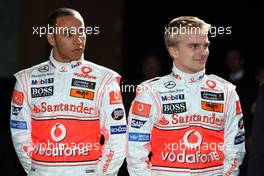 07.01.2008 Stuttgart, Germany,  Lewis Hamilton (GBR), McLaren Mercedes and Heikki Kovalainen (FIN), McLaren Mercedes - McLaren Mercedes, MP4-23