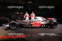 07.01.2008 Stuttgart, Germany,  Lewis Hamilton (GBR), McLaren Mercedes and Heikki Kovalainen (FIN), McLaren Mercedes - McLaren Mercedes, MP4-23