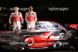 07.01.2008 Stuttgart, Germany,  Heikki Kovalainen (FIN), McLaren Mercedes, Lewis Hamilton (GBR), McLaren Mercedes - McLaren Mercedes, MP4-23