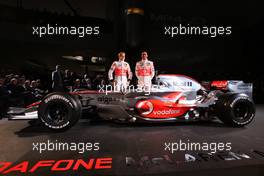 07.01.2008 Stuttgart, Germany,  Lewis Hamilton (GBR), McLaren Mercedes and Heikki Kovalainen (FIN), McLaren Mercedes - McLaren Mercedes, MP4-23