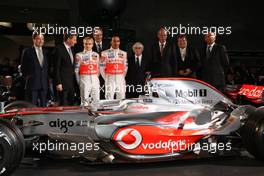 07.01.2008 Stuttgart, Germany,  Heikki Kovalainen (FIN), McLaren Mercedes, Lewis Hamilton (GBR), McLaren Mercedes - McLaren Mercedes, MP4-23