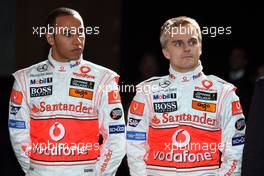 07.01.2008 Stuttgart, Germany,  Lewis Hamilton (GBR), McLaren Mercedes and Heikki Kovalainen (FIN), McLaren Mercedes - McLaren Mercedes, MP4-23