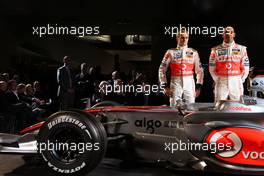 07.01.2008 Stuttgart, Germany,  Heikki Kovalainen (FIN), McLaren Mercedes, Lewis Hamilton (GBR), McLaren Mercedes - McLaren Mercedes, MP4-23