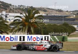 11.01.2008 Jerez, Spain,  Lewis Hamilton (GBR), McLaren Mercedes, MP4-23 - McLaren Mercedes MP4-23, First run