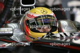 11.01.2008 Jerez, Spain,  Lewis Hamilton (GBR), McLaren Mercedes - McLaren Mercedes MP4-23, First run