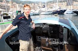 23.05.2008 Monte Carlo, Monaco,  Sebastian Bourdais (FRA), Scuderia Toro Rosso on a boat - Formula 1 World Championship, Rd 6, Monaco Grand Prix, Friday