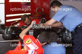23.05.2008 Monte Carlo, Monaco,  FIA Working on a Scuderia Ferrari gearbox - Formula 1 World Championship, Rd 6, Monaco Grand Prix, Friday